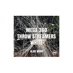 MEGA 360 Throw Streamers WHITE - Alan Wong wwww.magiedirecte.com