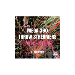 MEGA 360 Throw Streamers MULTI COLOR by Alan Wong - Trick wwww.magiedirecte.com