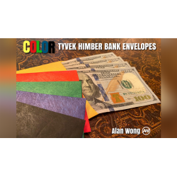 Tyvek Himber Bank Envelope COLOR SET by Alan Wong - Trick wwww.magiedirecte.com
