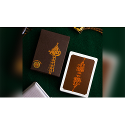 ACE FULTON'S 10 YEAR ANNIVERSARY TOBACCO BROWN PLAYING CARDS wwww.magiedirecte.com