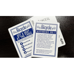 Bicycle Foil AutoBike No. 1 (Blue) Playing Cards wwww.magiedirecte.com