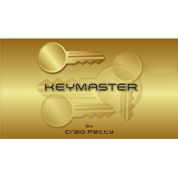 Keymaster Brass (Gimmicks and Online Instructions) by Craig Petty - Trick wwww.magiedirecte.com