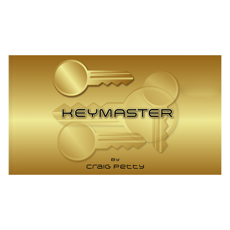 Keymaster Brass (Gimmicks and Online Instructions) by Craig Petty - Trick wwww.magiedirecte.com