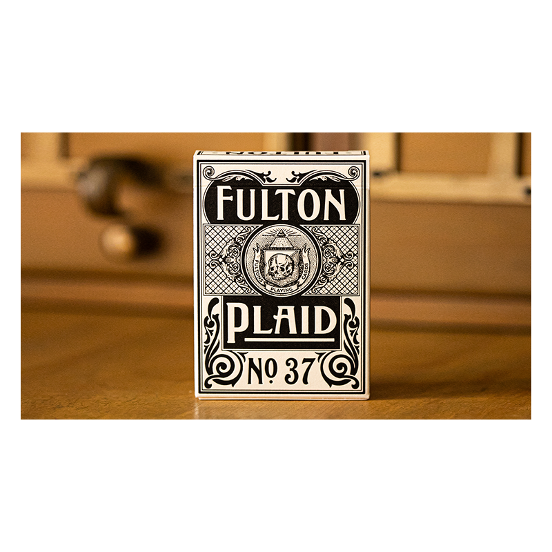 Fulton Plaid (Whisky White) Playing Cards wwww.magiedirecte.com