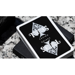 Ace Fulton's Casino (Black) Playing Cards by Dan & Dave wwww.magiedirecte.com