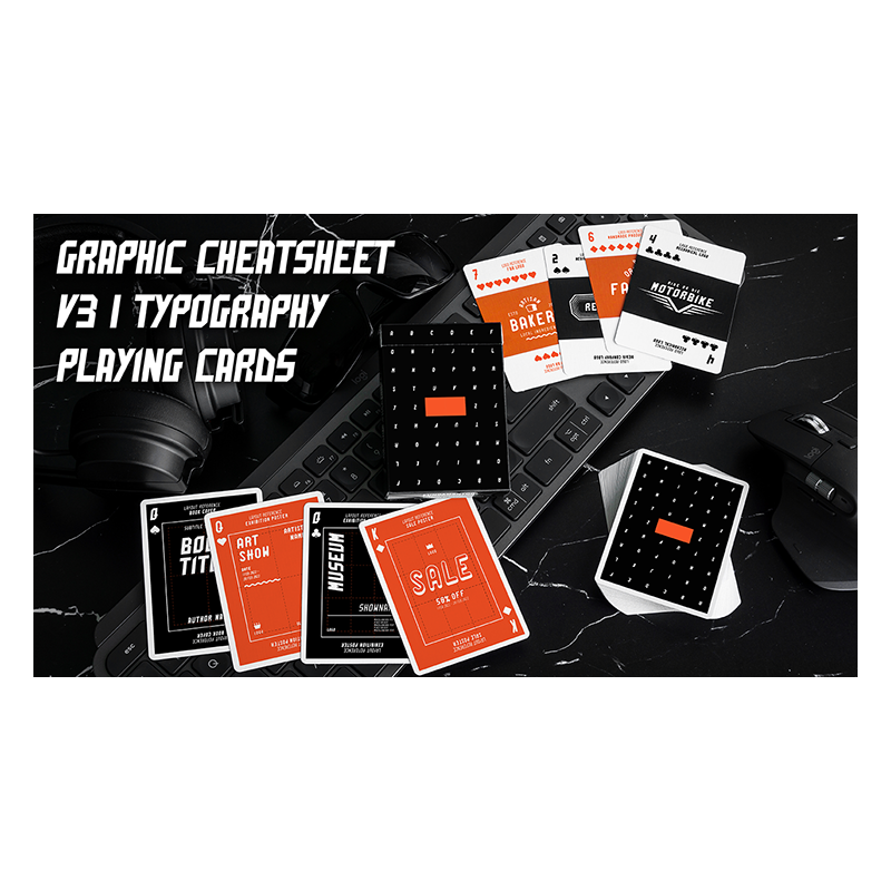 Graphic Design CheatSheet V3 Playing Cards wwww.magiedirecte.com