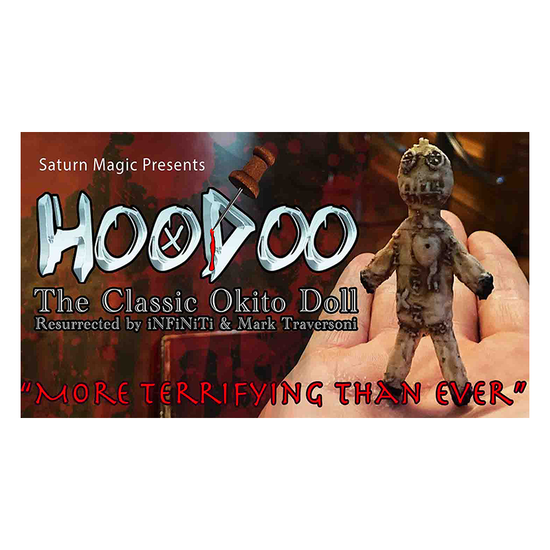 HOODOO - Haunted Voodoo Doll (Gimmicks and Online Instructions) by iNFiNiTi and Mark Traversoni - Trick wwww.magiedirecte.com