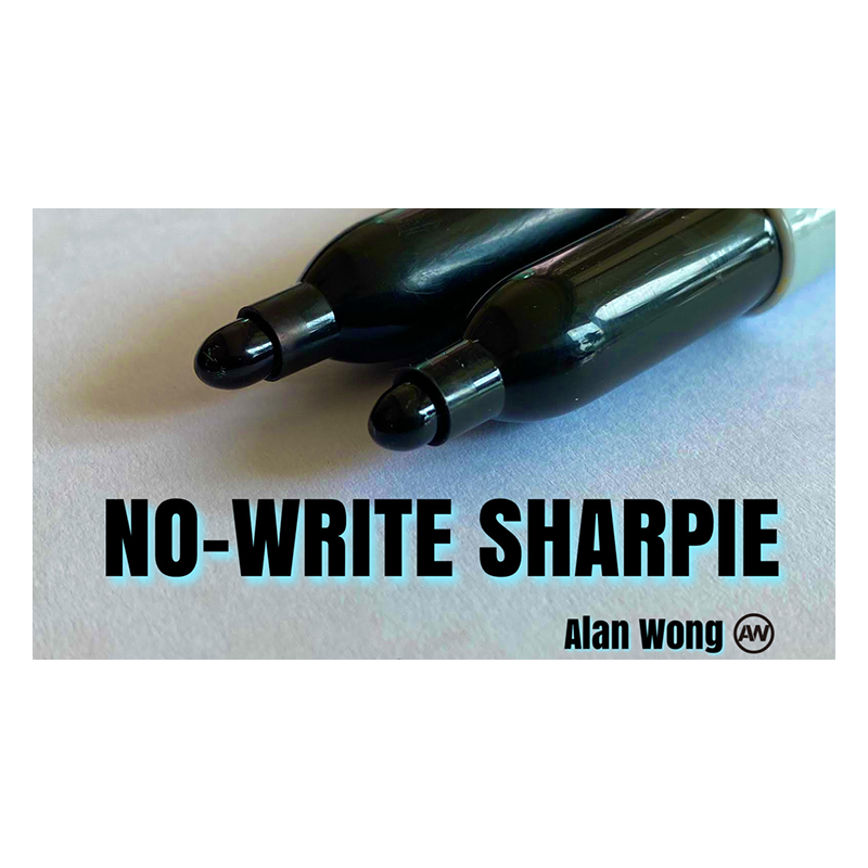 NO WRITE SHARPIE - Alan Wong wwww.magiedirecte.com