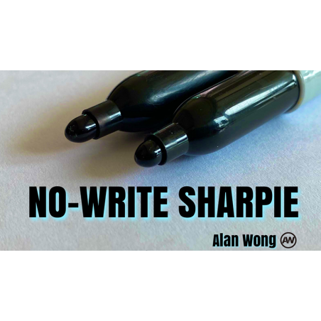 NO WRITE SHARPIE - Alan Wong wwww.magiedirecte.com