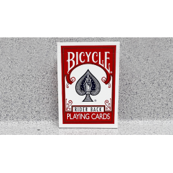 Bicycle 2 Faced Red (Mirror Deck Same on both sides) Playing Card wwww.magiedirecte.com