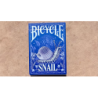 Gilded Bicycle Snail (Blue) Playing Cards wwww.magiedirecte.com