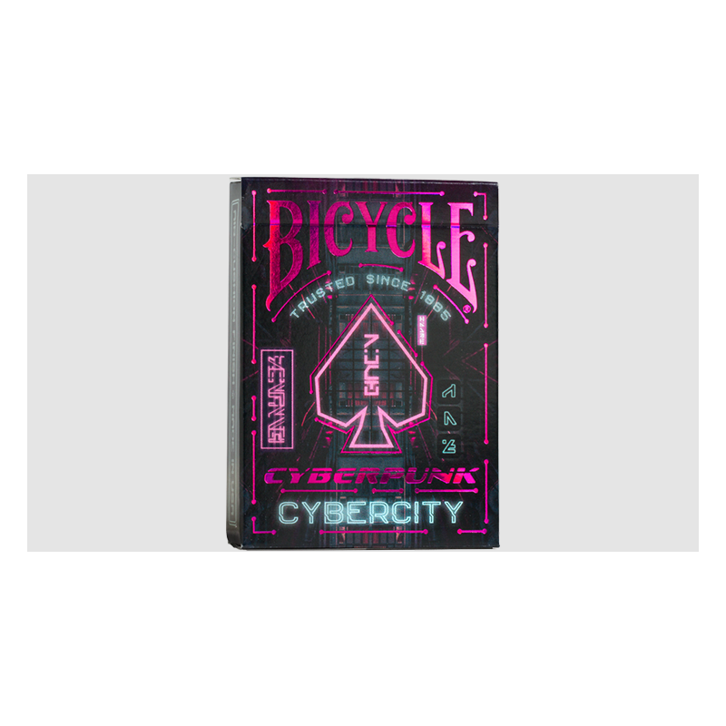 Bicycle Cyberpunk Cybercity Playing Cards by US Playing Card Co wwww.magiedirecte.com