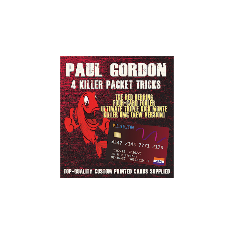 Paul Gordon's 4 Killer Packet Tricks Vol. 1 - Trick wwww.magiedirecte.com