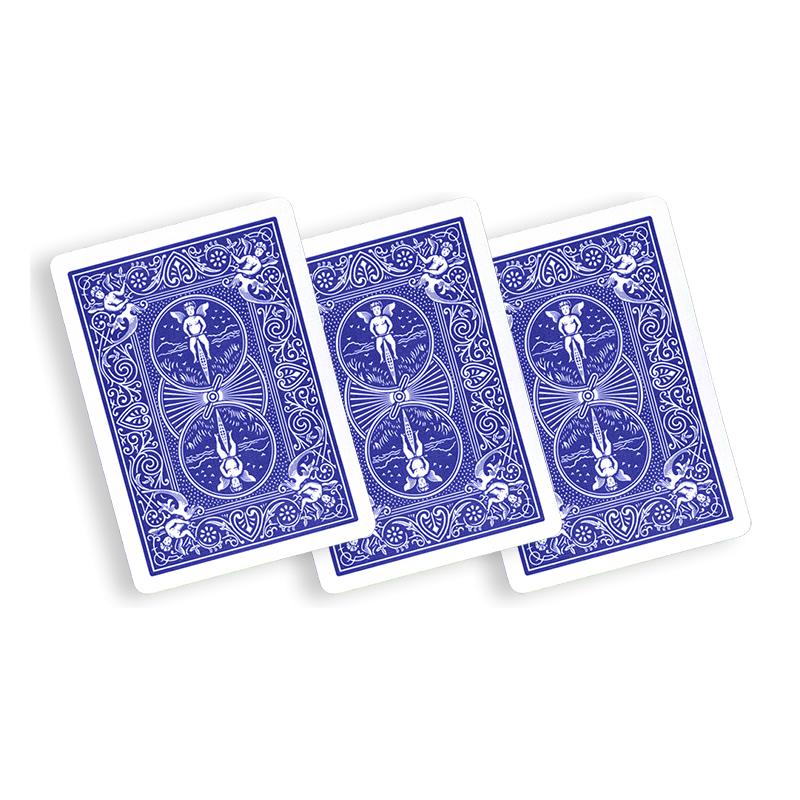 BICYCLE Rider Back Kartenspiel – 52 Identische Karten, Pokerformat, Blaue Rückseite