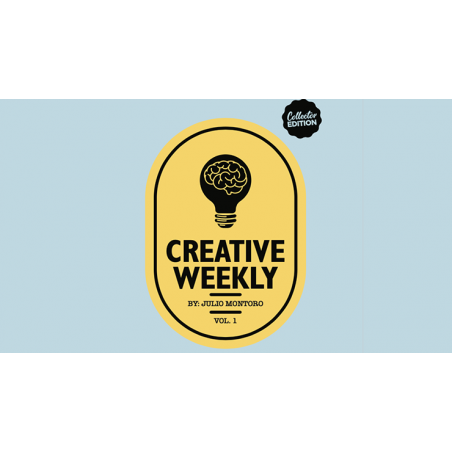 CREATIVE WEEKLY Vol. 1 LIMITED (Gimmicks and online Instructions) by Julio Montoro - Trick wwww.magiedirecte.com