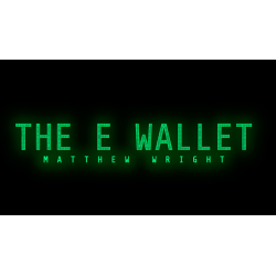 E Wallet BLACK by Matthew Wright - Trick wwww.magiedirecte.com