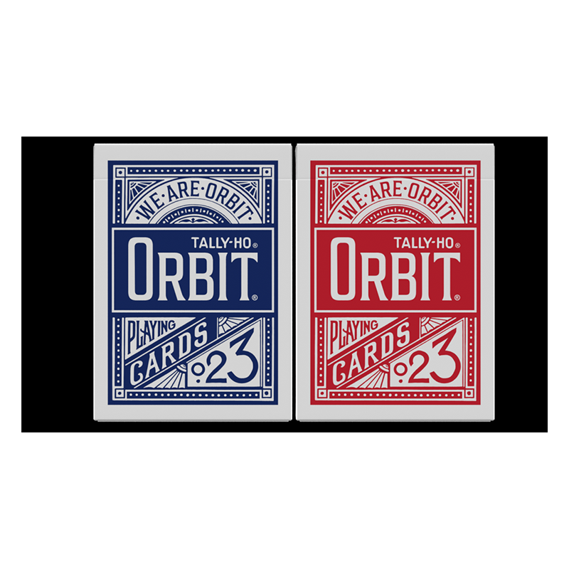 Orbit Tally Ho Circle Back (Red) Playing Cards wwww.magiedirecte.com