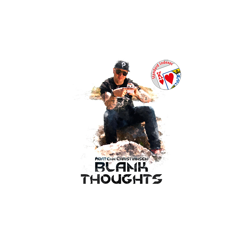 Blank Thoughts Standard Index (Gimmicks and Online Instructions) by Mortenn Christian - Trick wwww.magiedirecte.com
