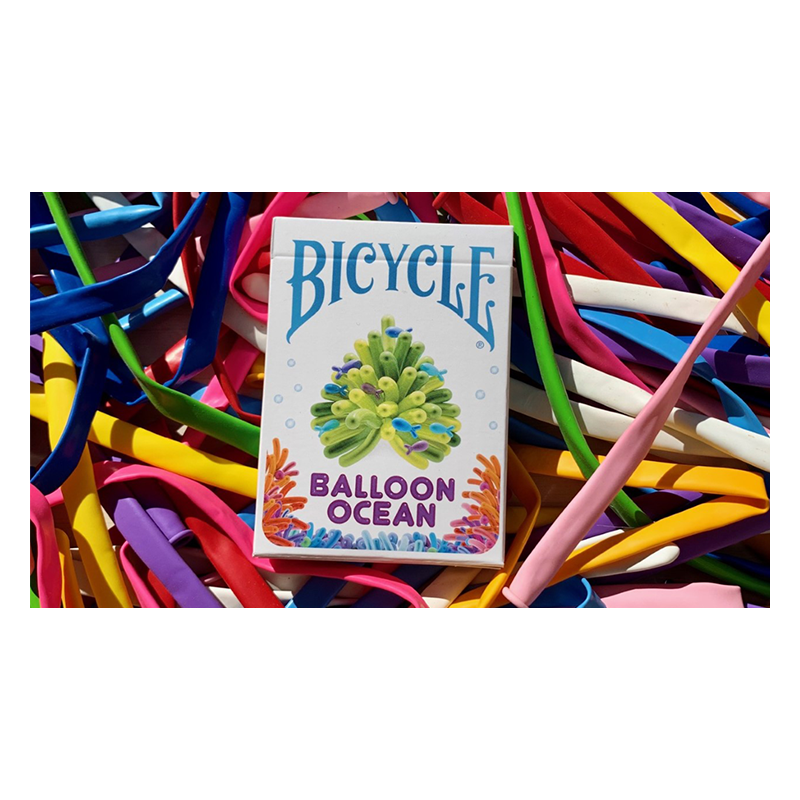 Bicycle Balloon (Ocean) Playing Cards wwww.magiedirecte.com