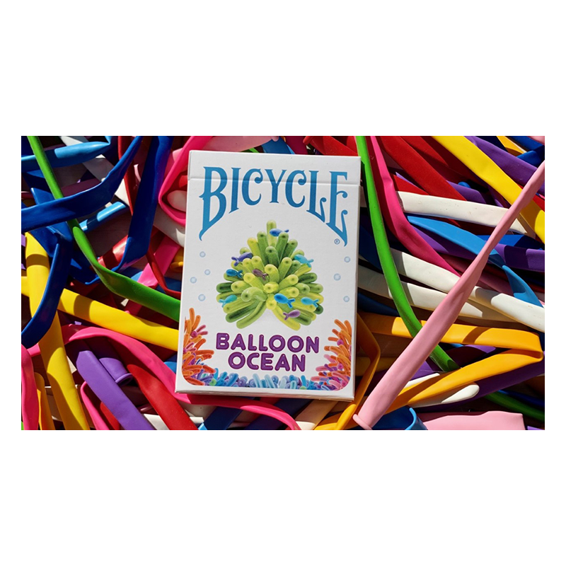 Bicycle Balloon Stripper (Ocean) Playing Cards wwww.magiedirecte.com