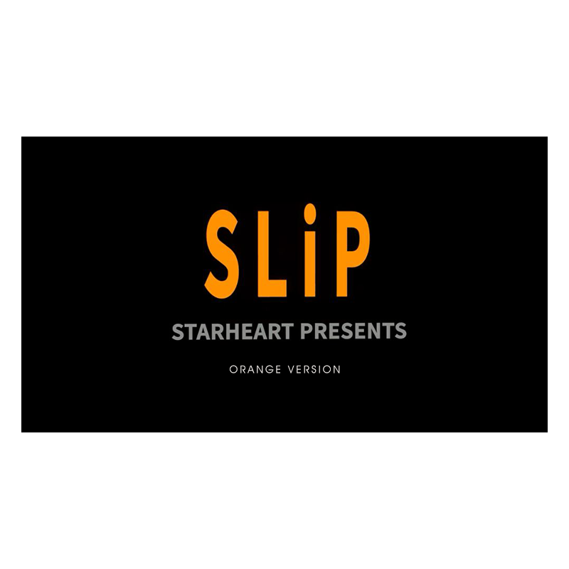 Starheart presents Slip ORANGE (Gimmicks and Online Instruction) by Doosung Hwang- Trick wwww.magiedirecte.com