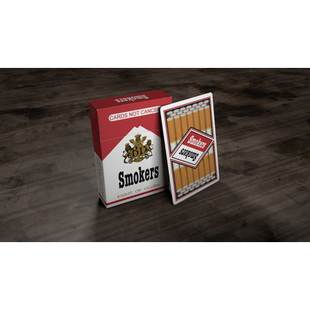 Smokers Playing Cards by Bill Davis Magic wwww.magiedirecte.com