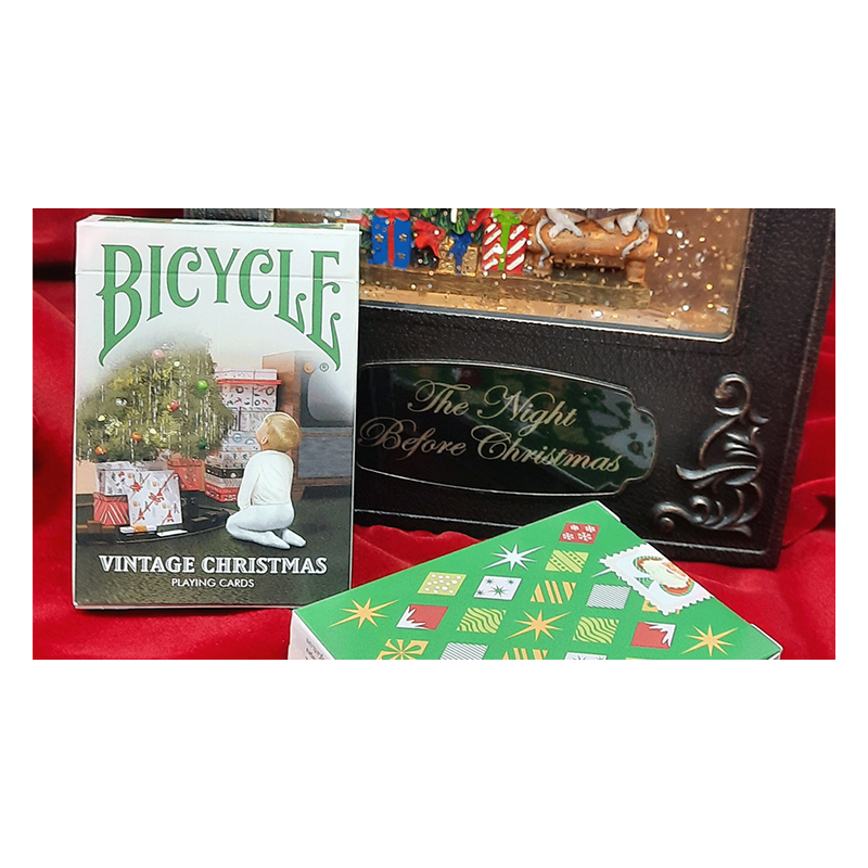 Bicycle Vintage Christmas Playing Cards  by Collectable Playing Cards wwww.magiedirecte.com