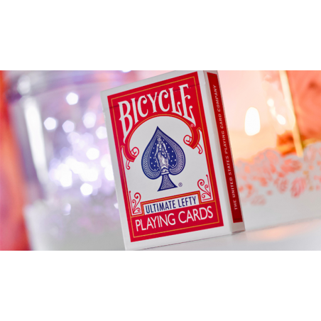 Bicycle Ultimate Lefty Deck Red (Gimmicks and Online Instructions) wwww.magiedirecte.com