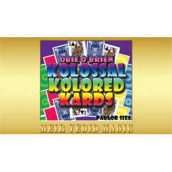Obie O'Brien Kolossal Kolor Cards Parlor Size (Gimmicks and Online Instructions) - Trick wwww.magiedirecte.com
