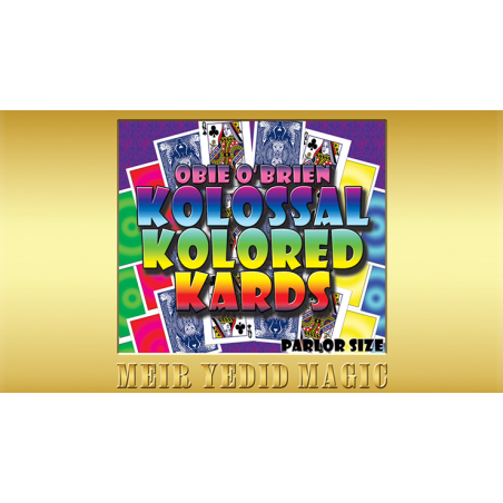 Obie O'Brien Kolossal Kolor Cards Parlor Size wwww.magiedirecte.com