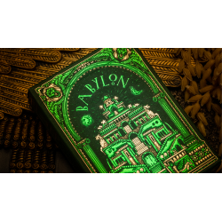 Babylon (Forest Green) Playing Cards by Riffle Shuffle wwww.magiedirecte.com