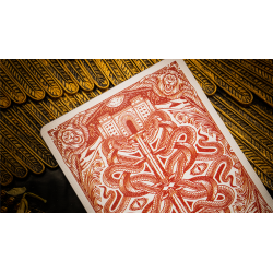 Babylon (Ruby Red) Playing Cards by Riffle Shuffle wwww.magiedirecte.com
