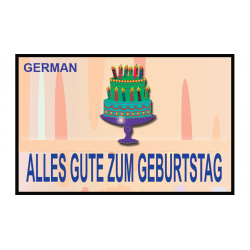 HAPPY BIRTHDAY TORN AND RESTORED (German) 25 PK. by Uday's Magic World - TRICK wwww.magiedirecte.com