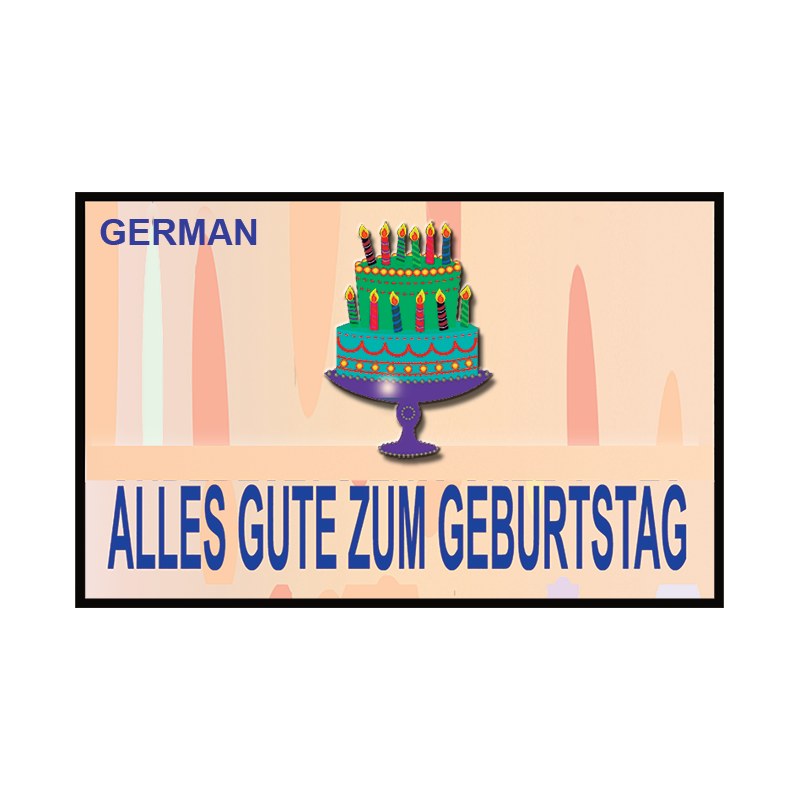 HAPPY BIRTHDAY TORN AND RESTORED (German) 25 PK. by Uday's Magic World - TRICK wwww.magiedirecte.com