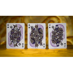 Gods of Norse Purple Royale Playing Cards wwww.magiedirecte.com
