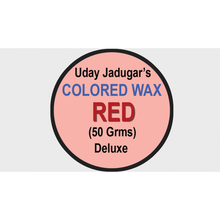 COLORED WAX (RED) 50grms. Wit by Uday Jadugar - Trick wwww.magiedirecte.com