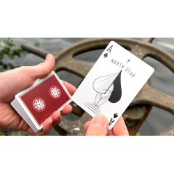 North Star Playing Cards Luxury Red Edition by James Anthony and MagicWorld wwww.magiedirecte.com