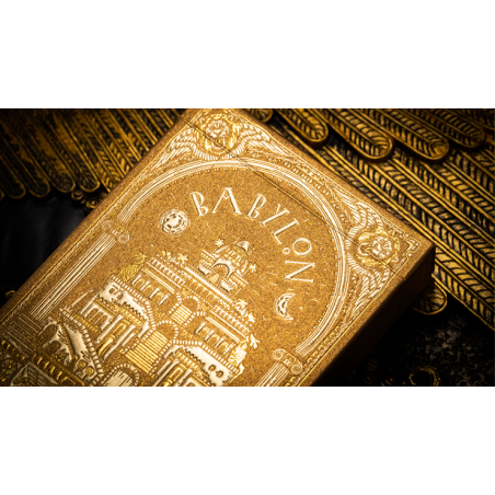 Babylon Golden Wonders Foiled Edition Playing Cards by Riffle Shuffle wwww.magiedirecte.com
