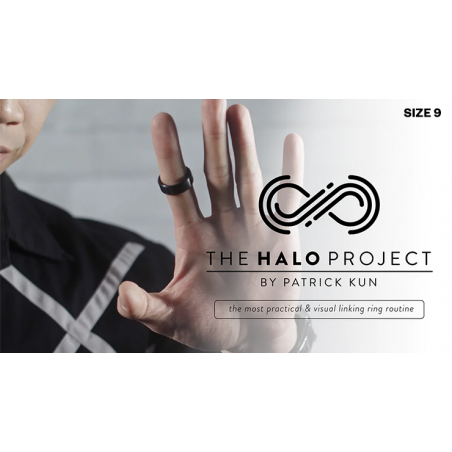 The Halo Project (Silver Edition) Size 9 (Gimmicks and Online Instructions) by Patrick Kun - Trick wwww.magiedirecte.com