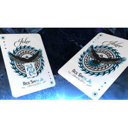 ICE FALCON THROWING CARDS (FOIL) BY RICK SMITH JR. AND DE'VO wwww.magiedirecte.com