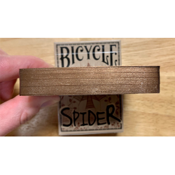 Gilded Bicycle Spider (Tan) Playing Cards wwww.magiedirecte.com
