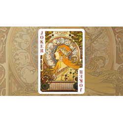 Mucha Princess Hyacinth Silver Edition Playing Cards by TCC wwww.magiedirecte.com