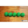 Crochet 5 Ball combo Set (1"/Green) by Mr. Magic - Trick wwww.magiedirecte.com