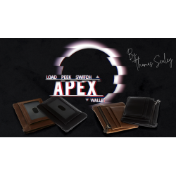 Apex Wallet Brown (Gimmick and Online instructions) by Thomas Sealey - Trick wwww.magiedirecte.com