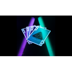 Gilded Cyberware (Neon) Playing Cards wwww.magiedirecte.com