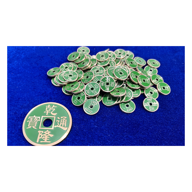 MINI CHINESE COIN GREEN by N2G - Trick wwww.magiedirecte.com
