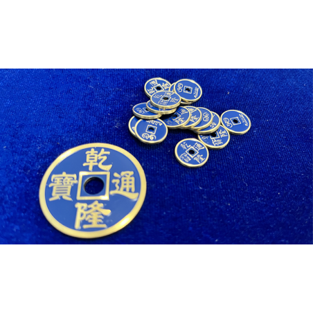 MINI CHINESE COIN BLUE by N2G - Trick wwww.magiedirecte.com