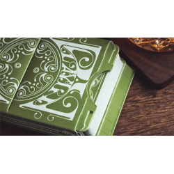 Smoke & Mirrors V8, Green (Deluxe) Edition Playing Cards by Dan & Dave wwww.magiedirecte.com