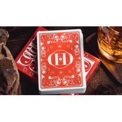 Smoke & Mirrors V8, Red (Deluxe) Edition Playing Cards by Dan & Dave wwww.magiedirecte.com