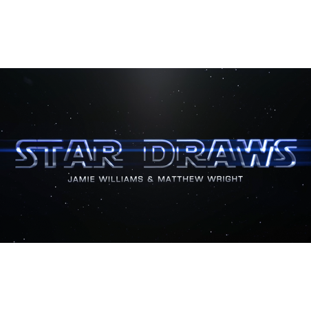 STAR DRAWS (Gimmicks and Online Instruction) by Jamie Williams and Matthew Wright - Trick wwww.magiedirecte.com
